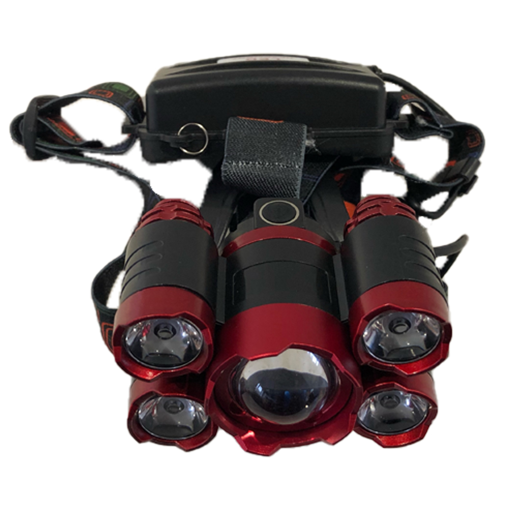 HEAVY DUTY HEAD TORCH WITH PROTECTIVE CASE - A1 Decoy