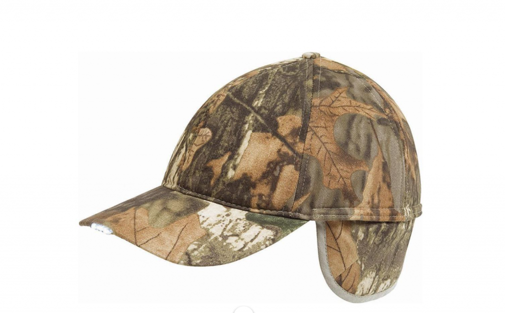 Wildfowlers Camo Hunting Cap with Led Light - A1 Decoy