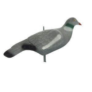 Flocked Pigeon Shell Decoy
