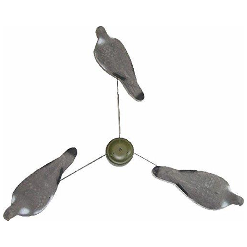 Triple Pigeon Decoy Rotary Magnet