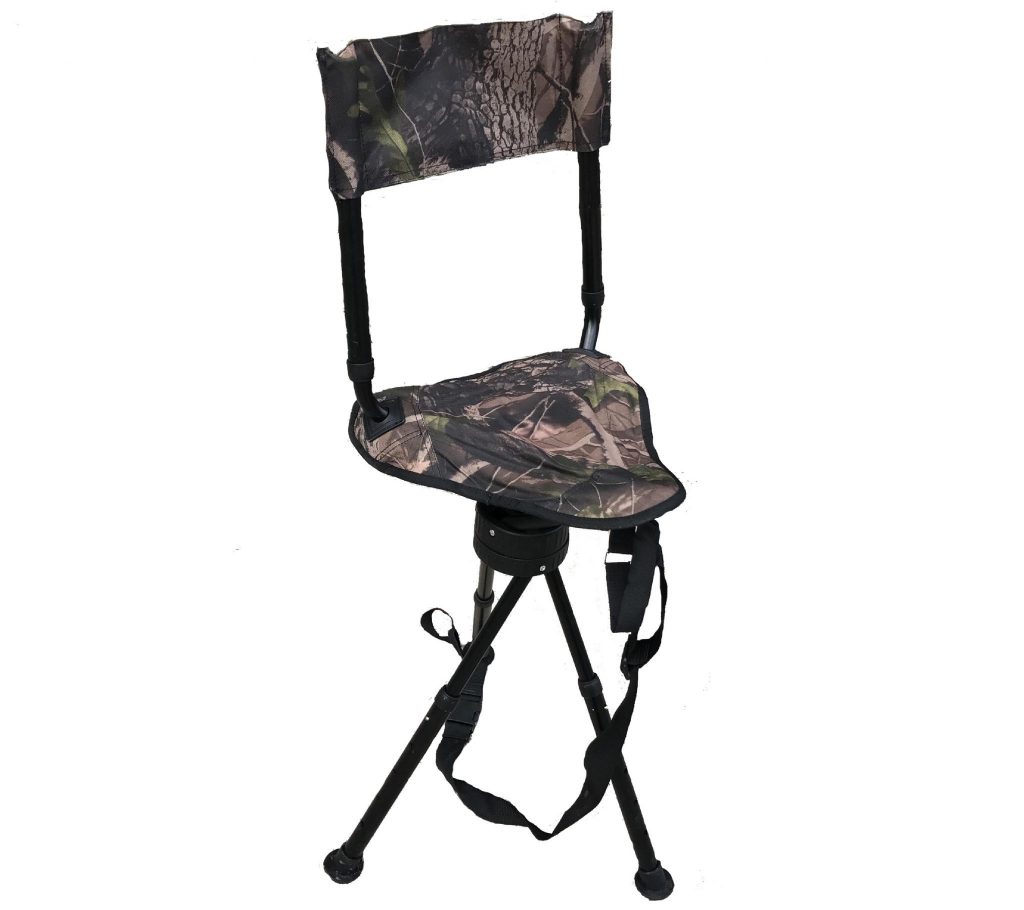 Tall Backed Swivel Camo Seat