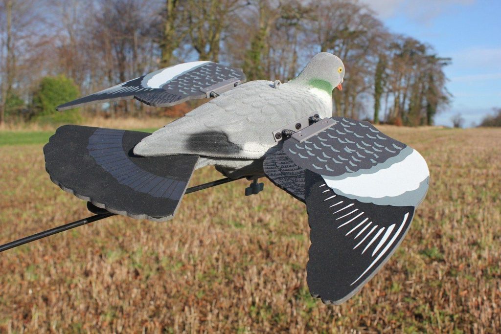  Attach to a bouncer and the wind allows the wings to spring up and down.Wings detachable for storage.Mounting bracket fitted to the bottom (hidden so more realistic than those mounted on the top).Full life-size.