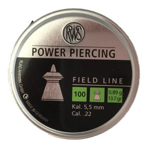 100 Power Piercing Pellets .22 Cal