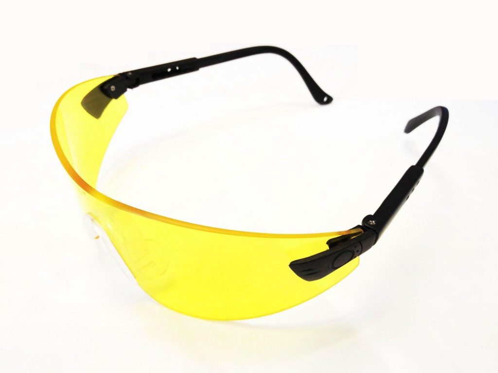 Yellow Shooting Safety Glasses