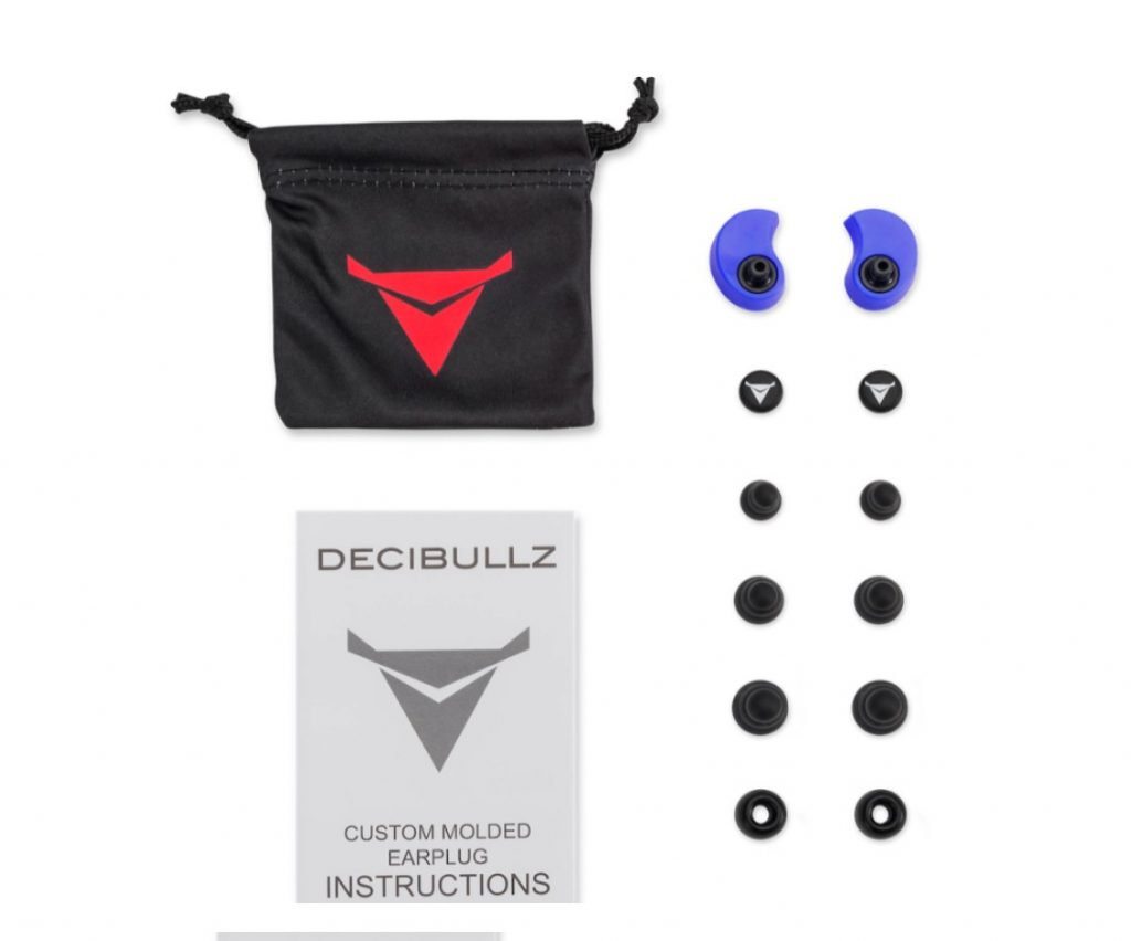 Decibullz custom moulded ear defender plugs