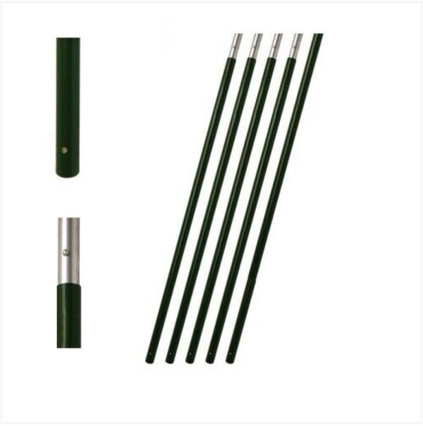 5 lofting poles, reaching up to 25 feet (5 x 5 feet poles)PRODUCT SAFETY WARNING:- DO NOT USE WITHIN 40 FEET OF OVERHEAD ELECTRICITY WIRES, TELEPHONE WIRES, OR ANY ELECTRICITY SOURCE. 