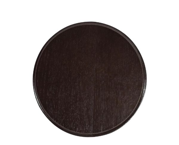 ROUND TROPHY PLATE FOR BOAR HARDWOOD