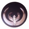 ROUND TROPHY PLATE FOR BOAR HARDWOOD