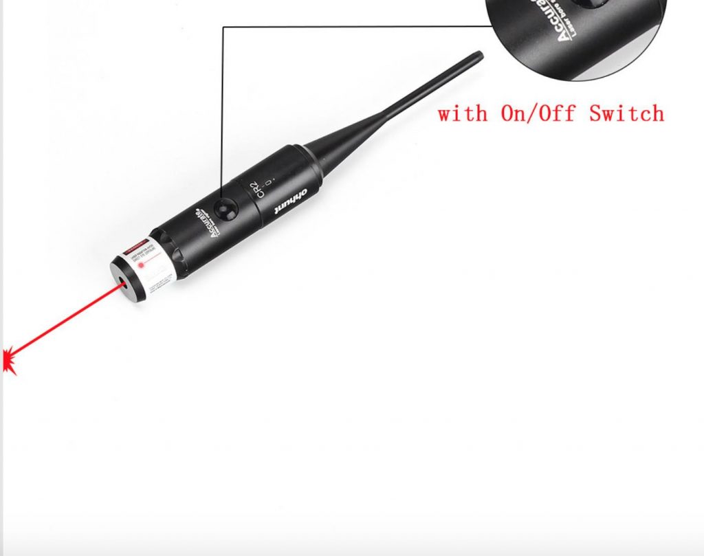 Laser Bore Sighter Rifle Shooting Sight .22-.50 Target Boresighter Get on Target