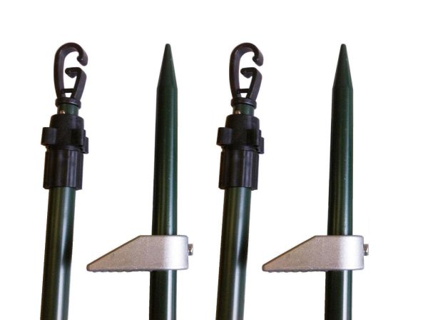 Our hide poles feature a unique twist system to securely grip the pole at the required height, making it quicker and easier to assemble!