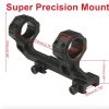 Super Precision Picatinny Weaver Double Ring Rail Mount 25/30mm