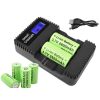 CR123 Rechargeable Batteries and LCD Charger for Pulsar and A1 Infrared Torch