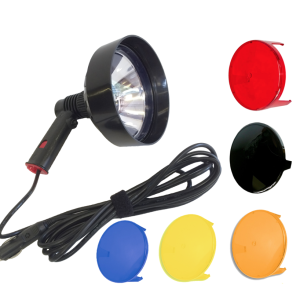Halogen Hunting Lamp 175mm 100w with Optional Filters