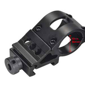 Offset Side Torch 45 Degree Mount with Thumb Screw 30mm