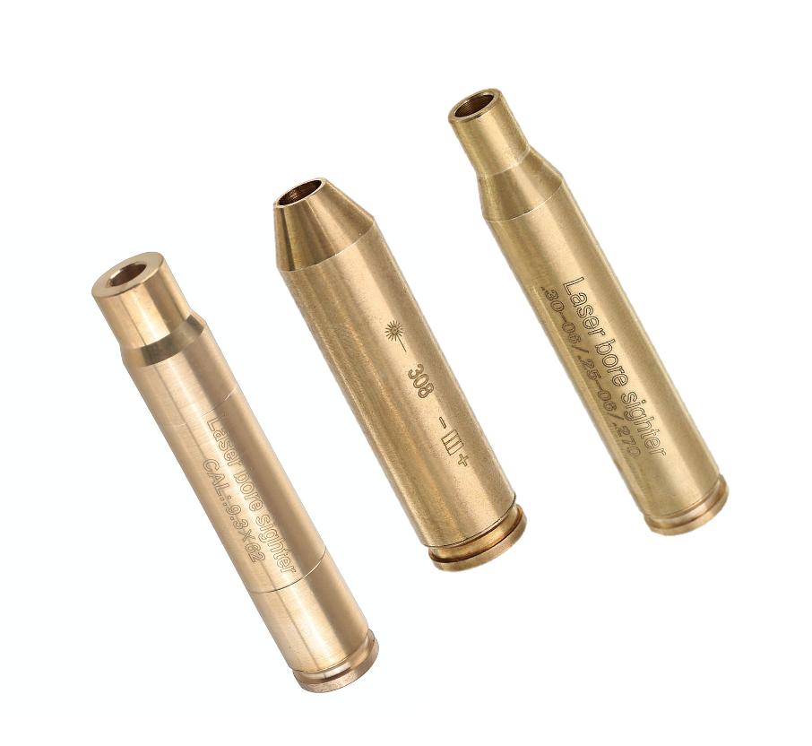 Red Dot Casing Laser Bore Sighter for .308 / .30-06 or 9.3 Rifle