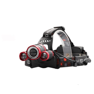 Triple Light Zoomable Head Torch