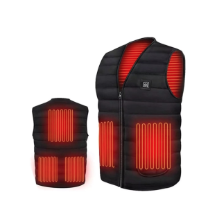 Heated Vest Top 5 Point Heating in Black or Red