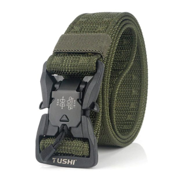 Tactical Belt with Quick Release Magnetic Clip