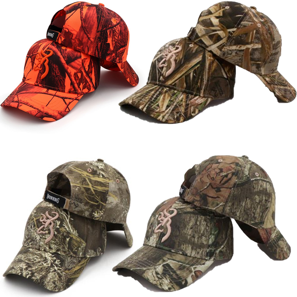BROWNING CAMO HATS BLAZE ORANGE AND CAMOUFLAGE - A1 Decoy