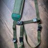 Green Roetex Hunter Pro Rifle Sling Right Shoulder