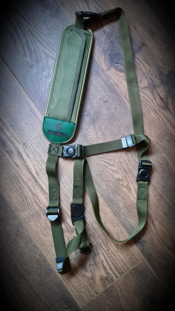 Green Roetex Hunter Pro Rifle Sling Right Shoulder