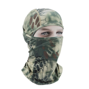 Snake Camo Face Veil