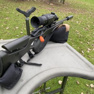 BLACK & BROWN TWO PIECE RIFLE REST