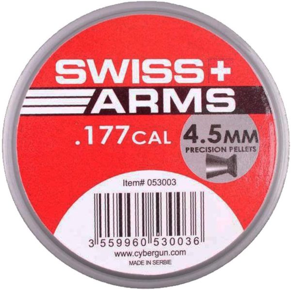 Swiss Arms .177 Flat Head Pellets