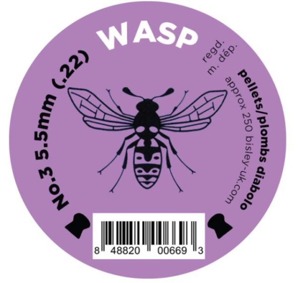 Wasp Pellets No3 Purple .22